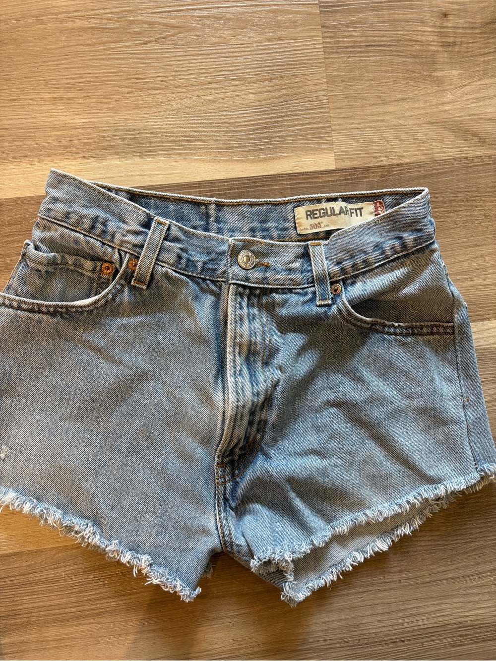 Levi's vintage Light Blue High-Waist Denim Shorts